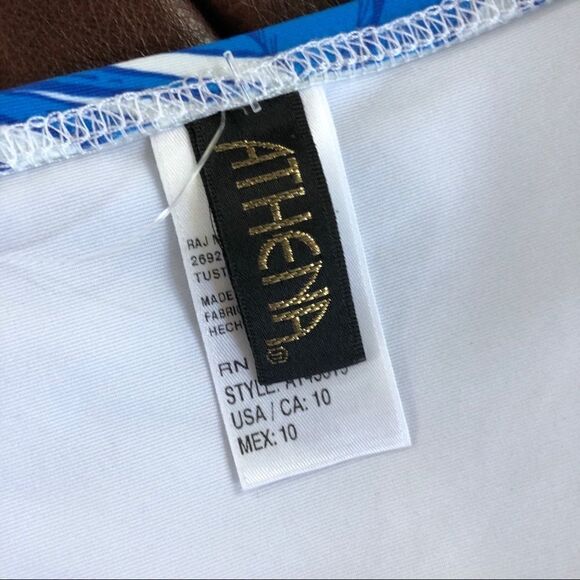 Athena Waimea Bay Blue Shirred Hipster Bottom NEW - Picture 5 of 7